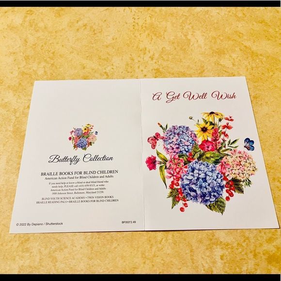 A Get Well Wish Greetings Card - Picture 4 of 4